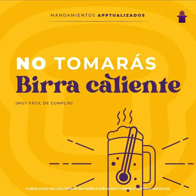 No tomarás birra caliente